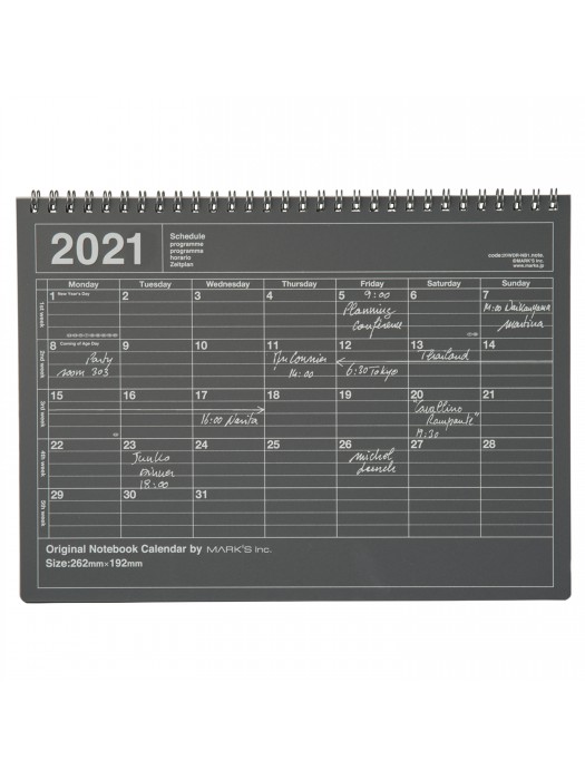 Calendrier De Bureau Mensuel 2021 Bianca Cambridge 18 Po X 11 Po B Bureauengros Com