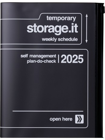 2025 Diary A6 Storage.it / Black