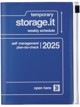 2025 Diary A6 Storage.it /  Navy