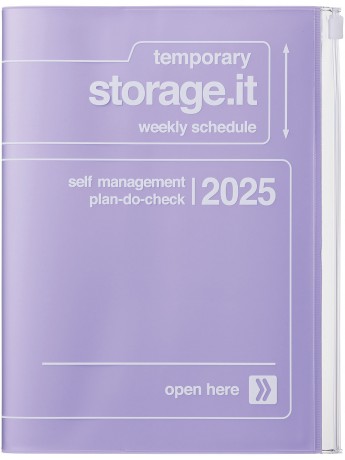 2025 Diary A6 Storage.it /  Purple