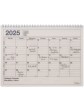 2025 Notebook Calendar M /Ivory