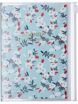 2025 Diary B6 Flower Pattern / Turquoise